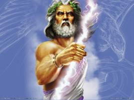 Zeus: King of the gods. 